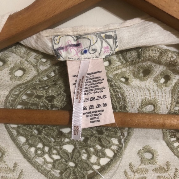 Free People Catania Embroidered Eyelet Kimono - Picture 8 of 9